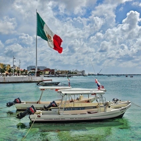 The view from the ferry, vacation rental condo in Cozumel, Mexico